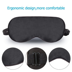 SYGA 3D Sleep Eye Mask Blindfold, Luxury Silky Contoured Eye Cover_Set 4