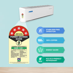 Blue Star 1.5 Ton 5 Star, Wi-Fi Smart Inverter Split AC (Copper, Convertible 5 in 1 Cooling, AI Pro, DigiQ Hepta Sensors, 4 Way Swing, IC518ZNURS, White)