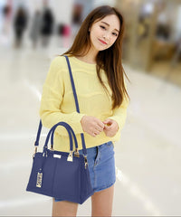 SYGA Women's Leather Crossbody Bag, Tote & Shoulder Bag Suitable Gift for a festival,occasion,Birthday (Black)