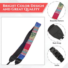 SYGA 1 Piece Black Coloured DSLR Camera Shoulder Strap