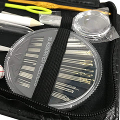 Syga 134 Pieces Portable DIY to Mending and Repair Sewing Supplies Mini Sew Kits for Traveler Thread & Needles & Accessories