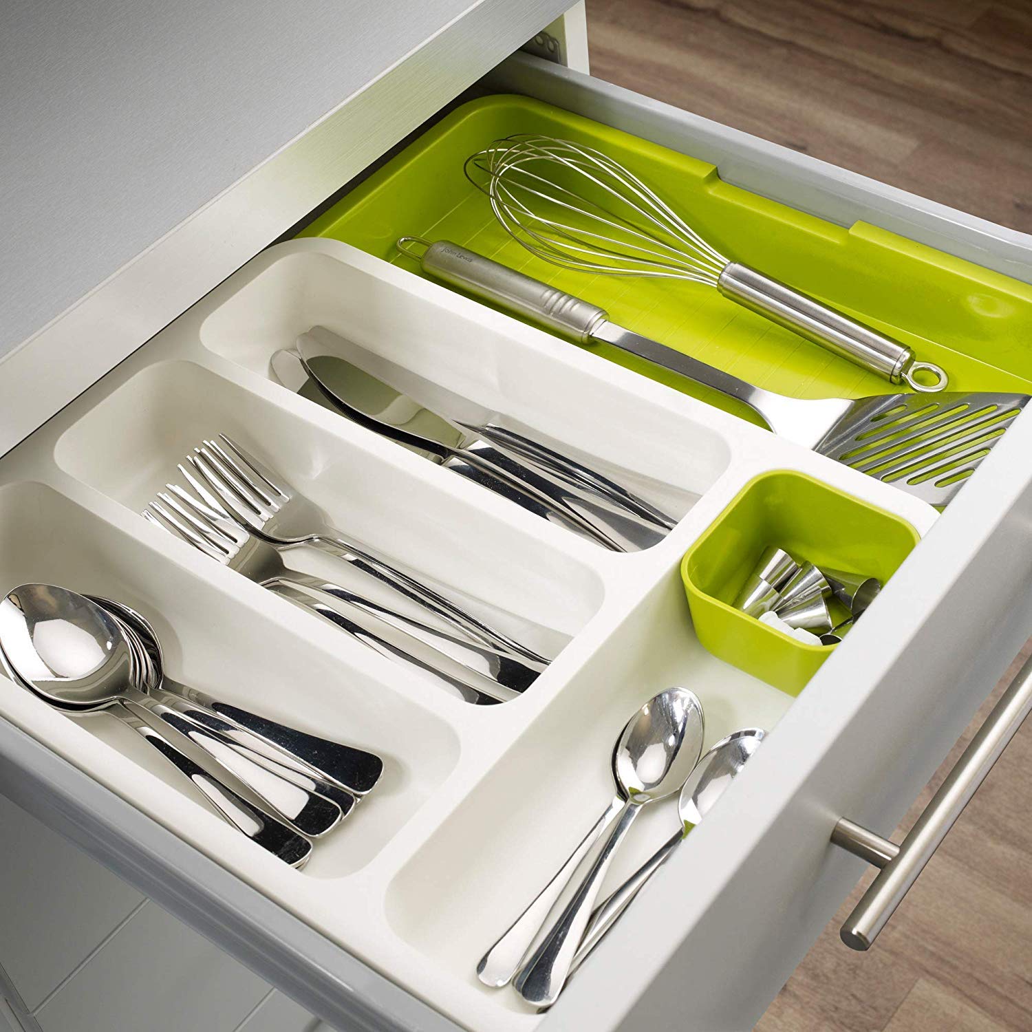 SYGA Spoon Organizer Drawer Store Expandable Cutlery Tray
