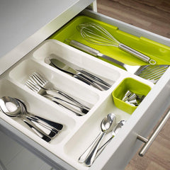 SYGA Spoon Organizer Drawer Store Expandable Cutlery Tray