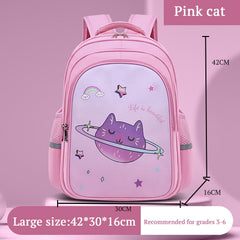 SYGA Kids School Bag Cute Cate Design, Lightweight Backpack for Elementary school students (Pink)