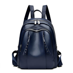 SYGA Women Stylish Backpack – Dual Zipper Design, Lightweight and Durable for Daily Travel