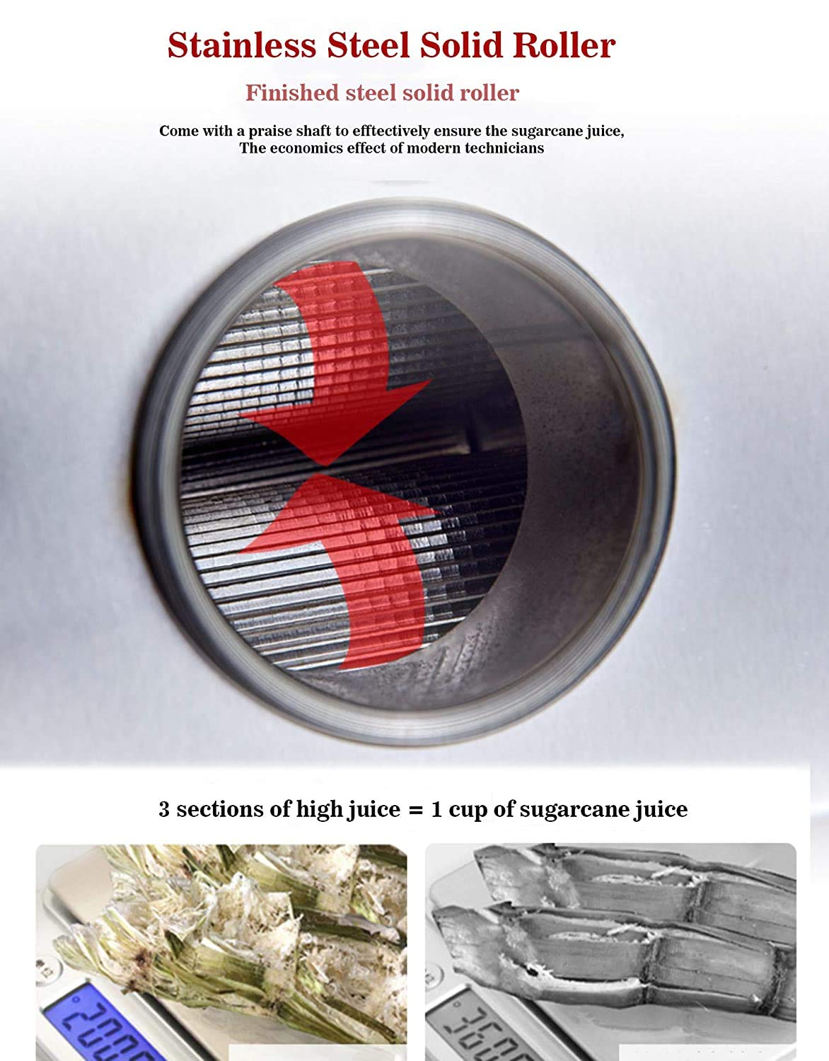 SYGA Sugarcane Juice Machine with Battery