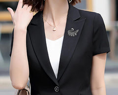 SYGA Brooch Pin Fashion Crystal Rhinestone Jewellery Pin Vintage Clothing Accessories Decoration Versatile Coat design Brooches For Women- S68