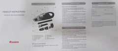 SYGA Car Vacuum Cleaner Wireless Handheld Household Vacuum Cleaner HighPower Vacuum Cleaner Wet and Dry Portable Vacuum Cleaner - USB Models with Storage Bag