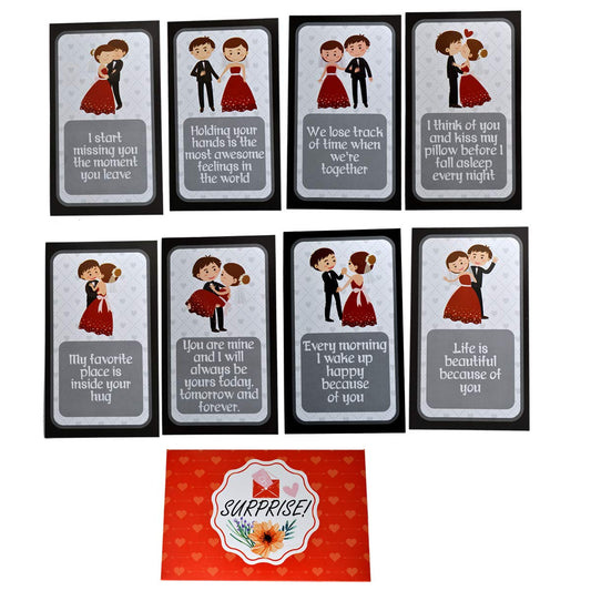 SYGA Set of 8 Stages of Love Story Perfet Valentine,Birthday,Wedding,Annivesary Gift for Your Loved Once