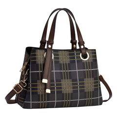 SYGA Women's Multi-Layer Shoulder Messenger Tote Bag | Stylish Large Capacity Handbag