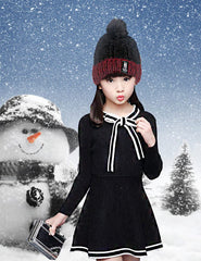 SYGA Women Winter Cap Wool Warm Cap Beanie Hat with Pom Pom Above 15 Years - Beige