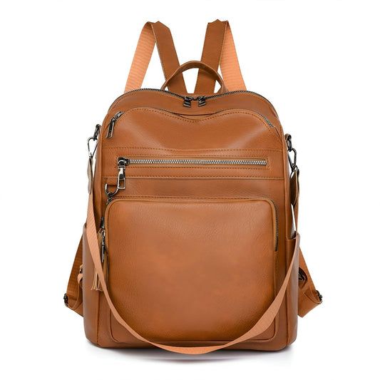 SYGA Women Soft Backpack – Breathable Daily Bag with Neat Stitching & Interior Pockets