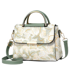 SYGA Women's Cross Border Handbag With Flower Printed Small Square shoulder messenger bag