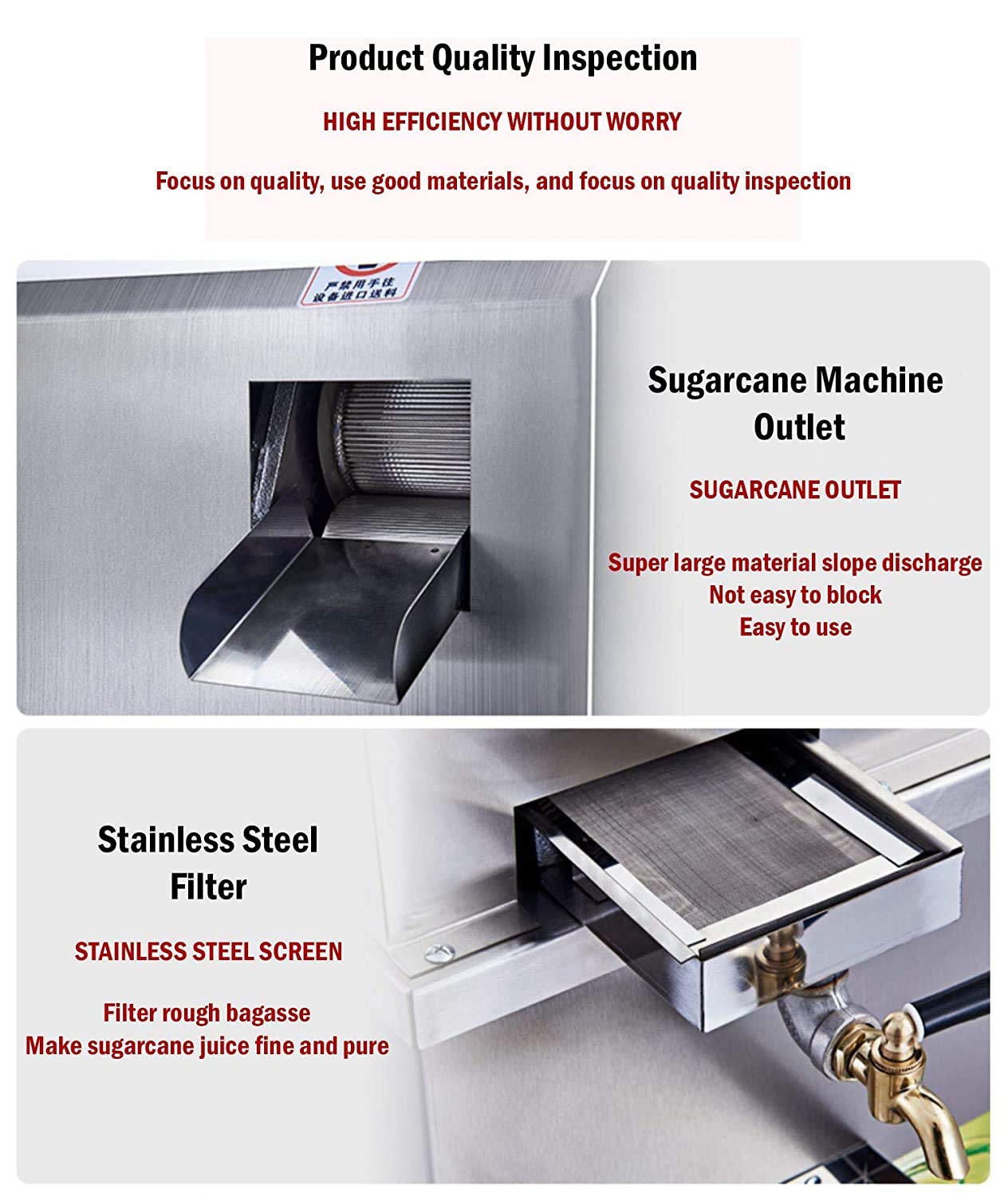 SYGA Sugarcane Juice Machine with Battery
