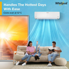Whirlpool 1.5 Ton 3 Star, Magicool Inverter Split AC (MAGICOOL 15T 3S INV CNV S5K2PP0, Copper, Convertible 4-in-1 Cooling Mode, HD Filter White)
