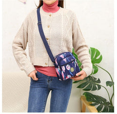 MOMISY Women Mobile Messenger Bag Ladies Nylon Shoulder Cross Body Long Strap Travelling, Work