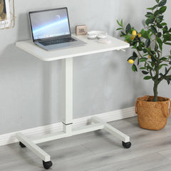 SYGA Height Adjustable Table Desk Standing Computer Desk Lifting Legs Smart Desk (White, 70 X 48 CM)