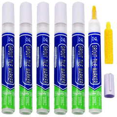 SYGA Grout Tile Pen Wall Grout Restorer Pen Repair Marker Grout Filler Pen for Restoring Tile Grout Wall Floor Bathrooms and Kitchen, Beige