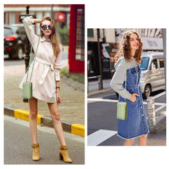 SYGA Women's Mobile Phone Bag Single Zipper Shoulder Crossbody Bag Multifunctional Shoulder Bag Fashion Pink Vertical Wallet Large Quantity Preferential