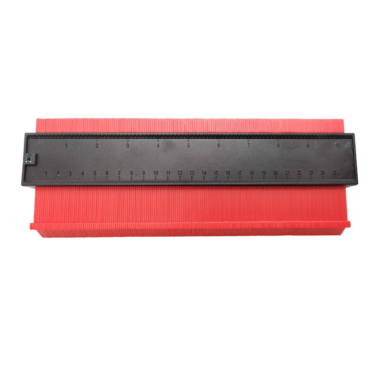 SYGA 25cm Long with Magnet Contour Irregular Profile Gauge Duplicator Tiling Laminate Tiles Edge Shaping Wood Measure Ruler for Professional Precise Measurement
