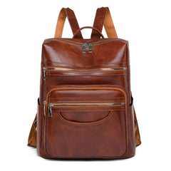 SYGA Women Stylish Checkered Backpack – Waterproof, Anti-Theft, Daily Wear-Resistant Design