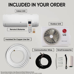 LG 1 Ton 5 Star DUAL Inverter Split AC (Copper, AI Convertible 6-in-1 with VIRAAT Mode, Faster Cooling & Energy Saving, 4 Way Swing, HD Filter with AntiVirus Protection, US-Q14YNZE, White)