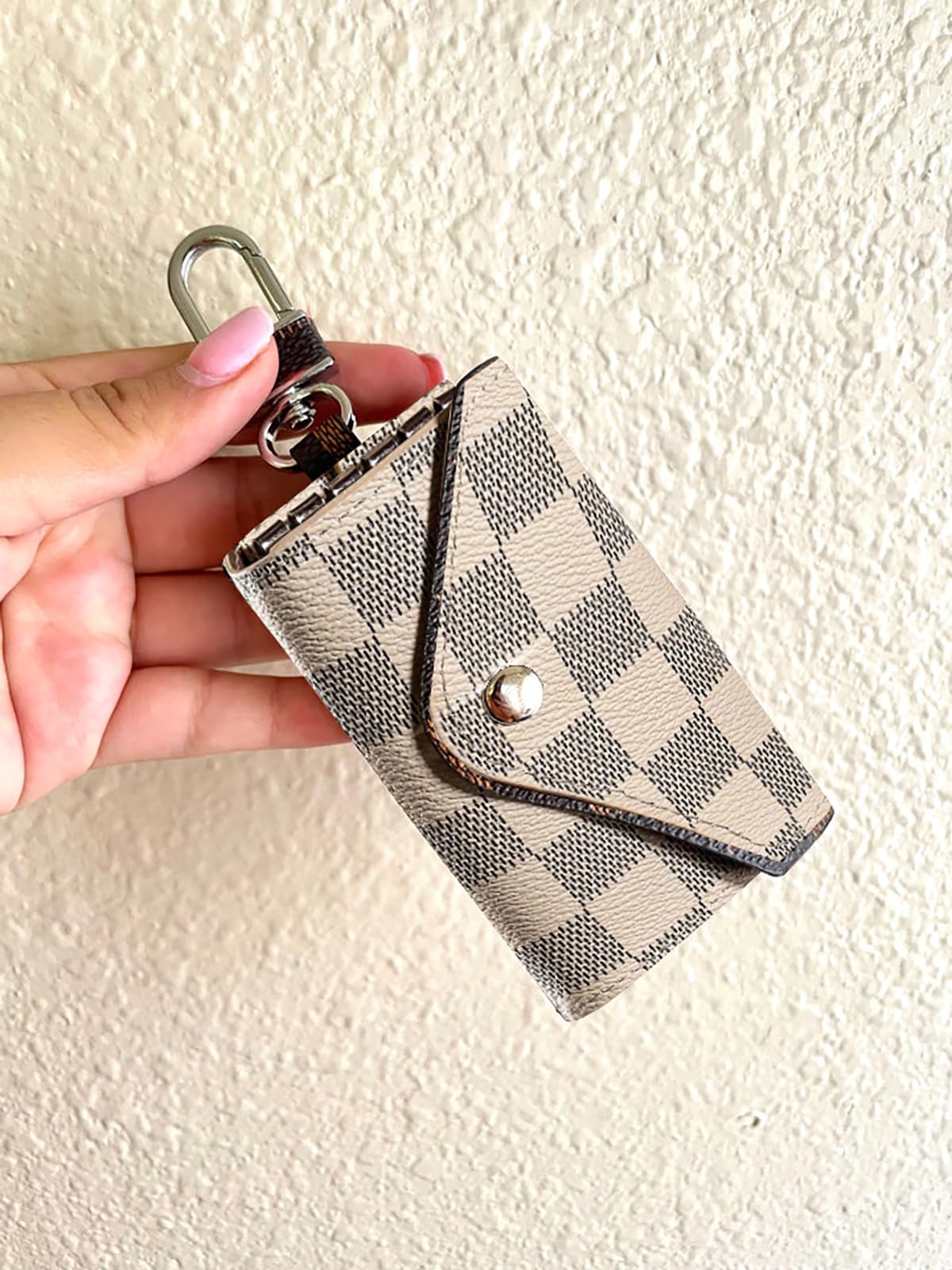 SYGA Car Key Bag Creative Style Car Zipper Fashion Protective Case for Men and Women(CHEX-White-Style-4)