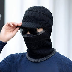 MOMISY Windproof Multi Functional Monkey Cap Winter Face Mask, Balaclavas, Neck Warmer, Cap and Bandana (Black)