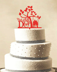 DecuT Red We Still Do 50th Cake Topper