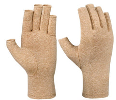 MOMISY Arthritis Gloves Women Men Hand Fingerless for Typing Wirting Dailywork-1 Pair