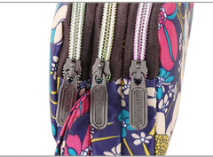 MOMISY Women's Girls Clutch | Zipper | Ladies Purse Wallet Girls (Sunflower)