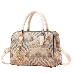 SYGA Women Stylish Tote Bag with Contrasting Colors – Medium Capacity Daily Shoulder Handbag