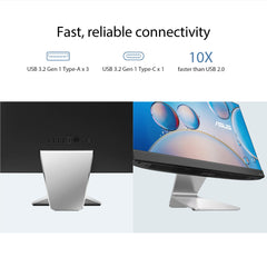 ASUS AIO A3202,21.45",12th Gen, Intel Core i3-1215U, All-in-One PC (FHD/8GB/256GB/Windows 11/MS Office 365 Basic (1Year)*/Office 2024/Black/4.84 Kg), with Wireless Keyboard & Mouse, A3202WBA-BPB010WS