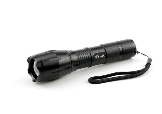 SYGA Hot Explosion Models XML-T6/U2 L2 Telescopic Zoom Mini Glare Rechargeable Flashlight