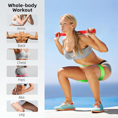 SYGA Resistance Loop Bands Exercise 100% Latex, Arms Legs and HIPS Workout Home Fitness,Training Instruction Guide and Bag Set of 5