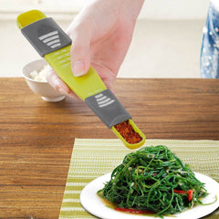 SYGA Measuring Spoon for Measuring Dry Ingredients,Creative Double End Adjustable Scale Eight Stalls Metric Spoon