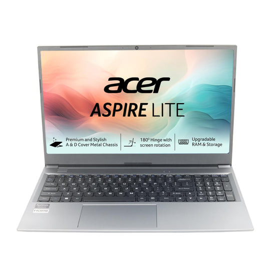 Acer Aspire Lite 12th Gen Intel Core i3-1215U Premium Metal Laptop (16GB RAM/512GB SSD/Windows 11 Home) AL15-52,15.6" Full HD IPS Display, Grey, 1.69 Kg