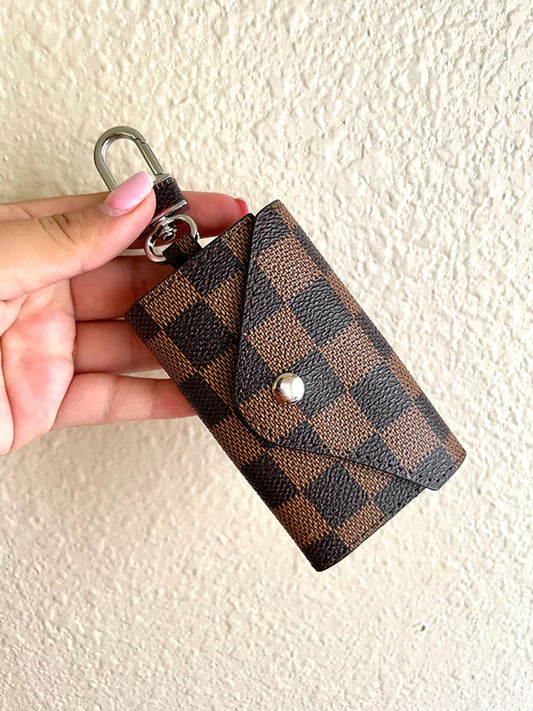 SYGA Car Key Bag Creative Style Car Zipper Fashion Protective Case for Men and Women(VCHEX-Brown-Style-1)
