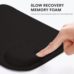 SYGA Cross-Border Mouse Pad Colorful Creative Wrist Pad Foam Hand Rest Pad Non-Slip Desktop Office (Blue)