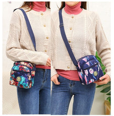 MOMISY Women Mobile Messenger Bag Ladies Nylon Shoulder Cross Body Long Strap Travelling, Work