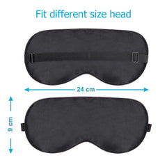 SYGA 3D Sleep Eye Mask Blindfold, Luxury Silky Contoured Eye Cover_Set 4
