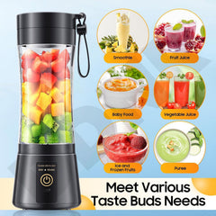 ROMINO USB Rechargeable Blenders for Smoothies and Juices, Juicer Mixer Grinder Mini Portable Juicer Blender, Portable Blender, Personal Size Mini Juice Mixer, Electric Fruit Juicer Machine,;,