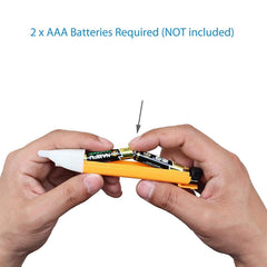 SYGA Plastic AC Voltage Tester Volt Test Pen Detector Sensor 90~1000V Non-Contact_Multicolour_1 Piece