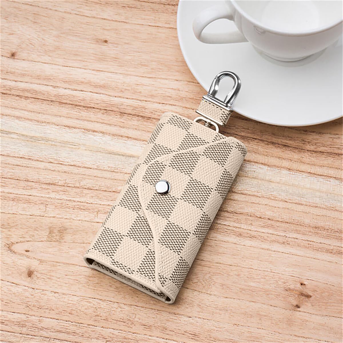SYGA Car Key Bag Creative Style Car Zipper Fashion Protective Case for Men and Women(CHEX-White-Style-4)