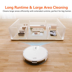 ILIFE V20 Robot Vacuum Cleaner with SoF Laser Navigation, 5000Pa Suction, 2-in-1 Vacuum & Mop, Customized Cleaning, Ideal for Pet Hair and All Floor Types, App, Alexa, Google Home & Remote Control