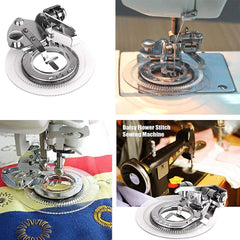 SYGA Universal Decorative Daisy Flower Stitch Presser Foot fit All Low Shank Snap-On Sewing Machines