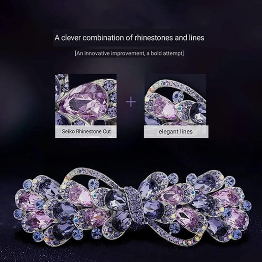 SYGA Female Elegant Mother Headwear Clip Top Clip One Word Clip Ponytail Clip Horizontal Clip - Champagne