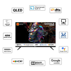 Kodak 80 cm (32 inches) Matrix Series QLED Android Google TV 32MT5077 HD Ready (Black)