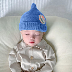SYGA Baby Winter hat Baby Woolen Knitted Unisex Hat -Blue(6-18 Month)
