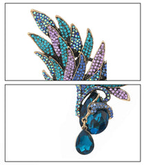 SYGA Brooch Pin Fashion Crystal Rhinestone Jewellery Pin Vintage Clothing Accessories Decoration Colorful Diamond Brooches For Men's & Women- S228